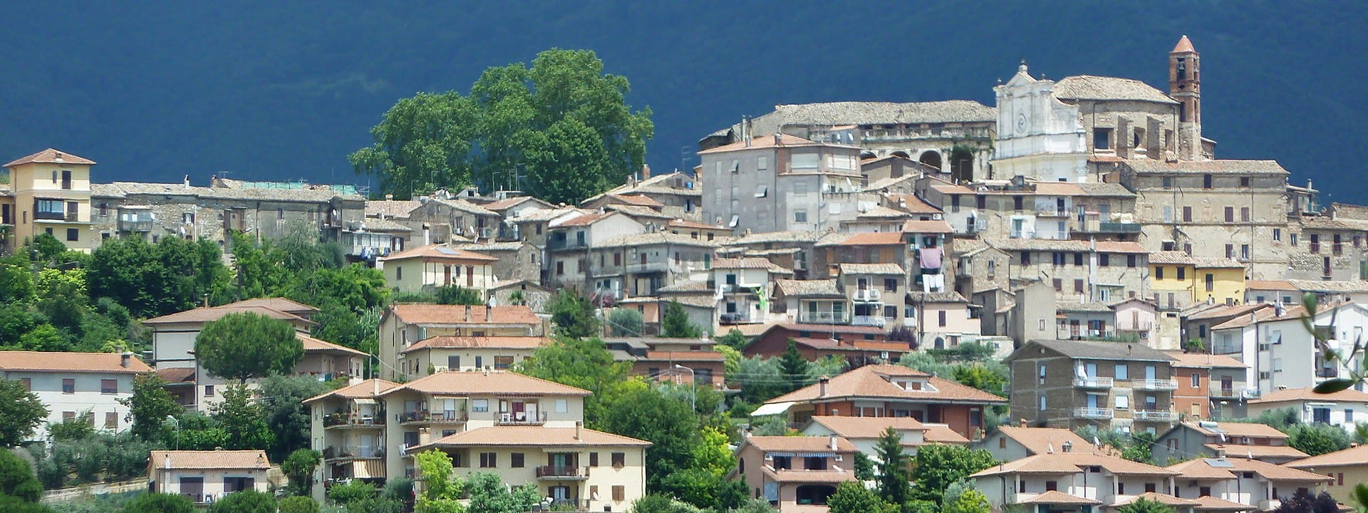 50km northeast of Rome in Italy