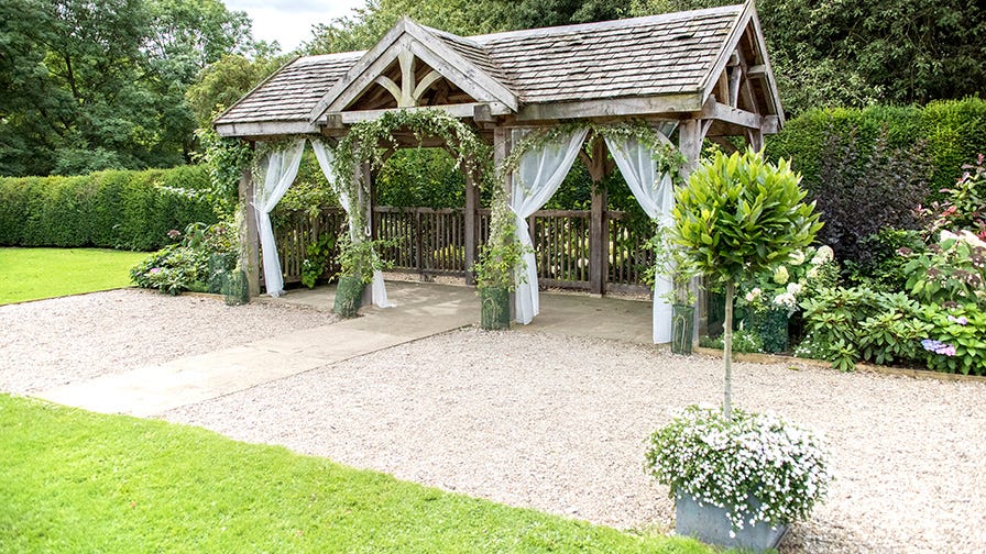 A pergola made by Paul Grainger