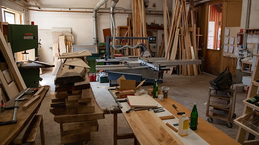 Two German Carpenters Set Up a Workshop for Wooden Furniture Design