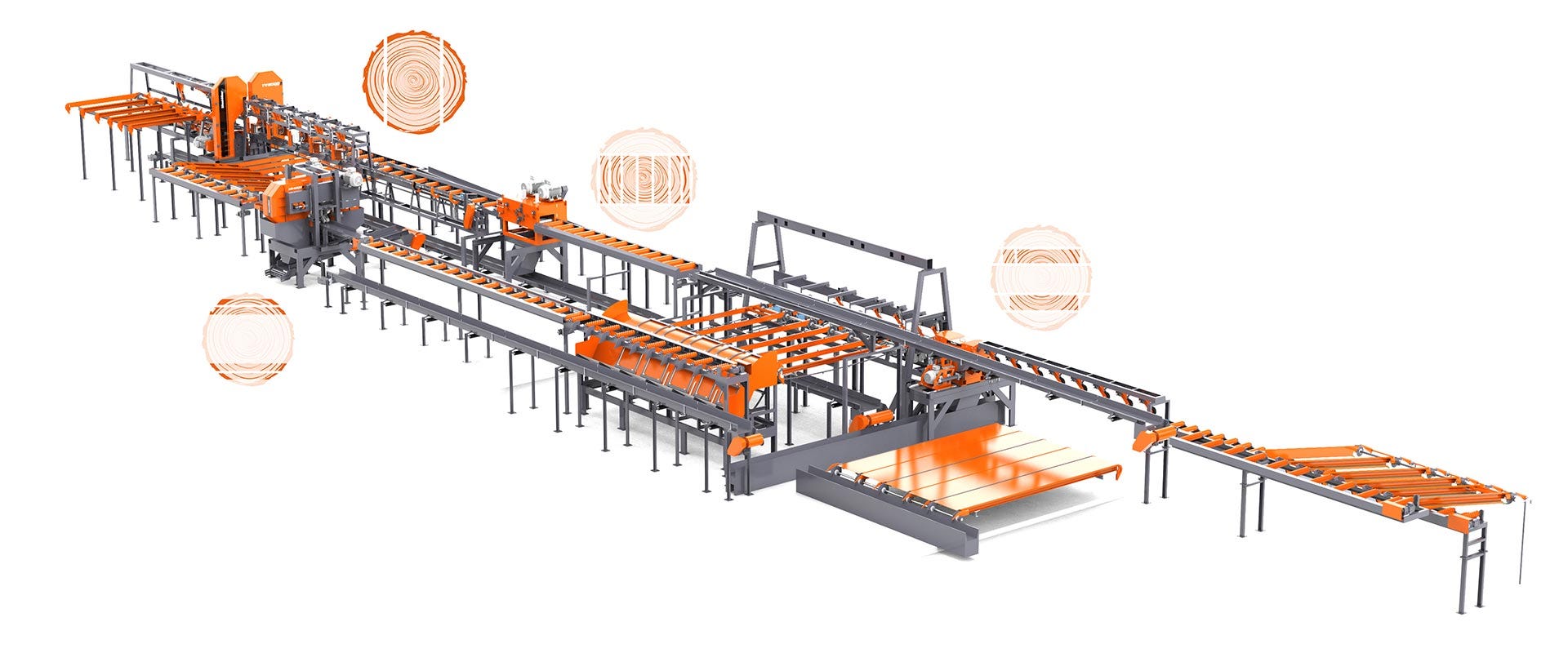 TV Log Processing Line